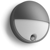 Philips Capricorn nástěnné svítidlo 4,3 W 27K antracit pohybový senzor - Garden Lighting