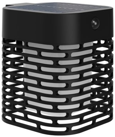 Philips Hara solar garden wall light 3.8W27K with sensor black - Garden Lighting - Main image