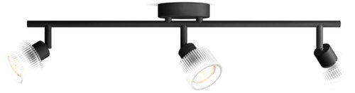 Philips Horen LED spotlight 3×5W, AC 220–240, black Main image Philips Horen LED spotlight 3×5W, AC 220–240, black - Spot Lighting - Main image