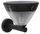 Wall-mounted garden lamp 3.8W 27K black with sensor