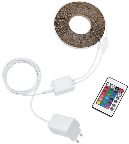 Philips LED RGB strip, with remote control, 15m, AC 220–240, IP20 Main image Philips LED RGB strip, with remote control, 15m, AC 220–240, IP20 - LED Light Strip - Main image