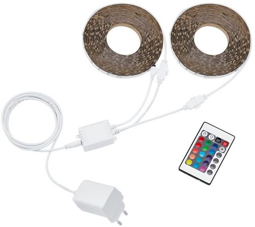 Philips LED strip RGB with remote control, 30m, AC 220–240, IP20 - LED Light Strip - Main image