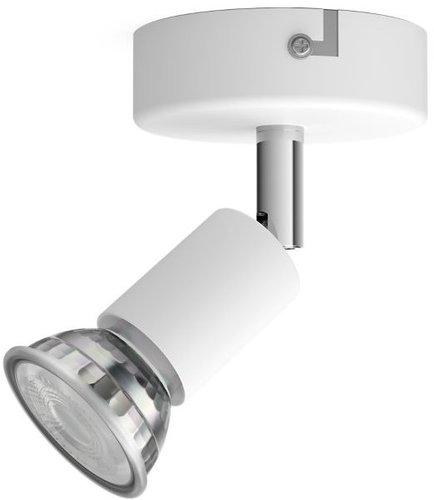 Philips Limbali spotlight 1×GU10 50W without bulb IP20, white Main image Philips Limbali spotlight 1×GU10 50W without bulb IP20, white - Spot Lighting - Main image