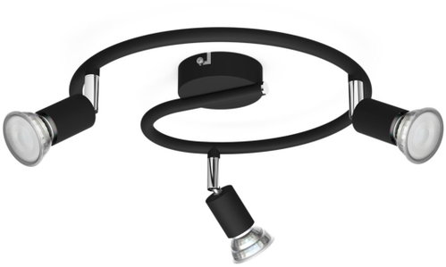 Philips Limbali spotlight 3×GU10 50W without bulb IP20, black - Spot Lighting - Main image