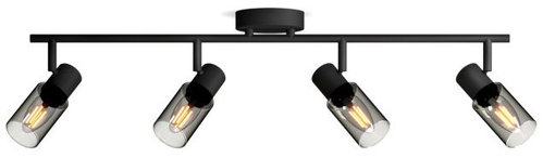 Philips Palms spotlight 4×E14 25W without bulb 69.5cm IP20, black - Spot Lighting - Main image