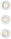Recessed spotlight, round, 7W, AC 220-240V, IP20, 3-pack, white