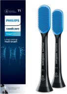Toothbrush Replacement Head Philips Sonicare TongueCare+ Black HX8072/11, 2 pcs - Náhradní hlavice k zubnímu kartáčku