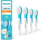 Philips Sonicare for Kids Mini HX6034/90 pro děti od 3 let 4 ks - Náhradní hlavice k zubnímu kartáčku