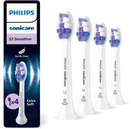 Philips Sonicare Sensitive HX6054/87 4 ks - Náhradní hlavice k zubnímu kartáčku