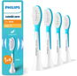 Philips Sonicare for Kids Standard HX6044/90 pro děti od 7 let 4 ks - Náhradní hlavice k zubnímu kartáčku
