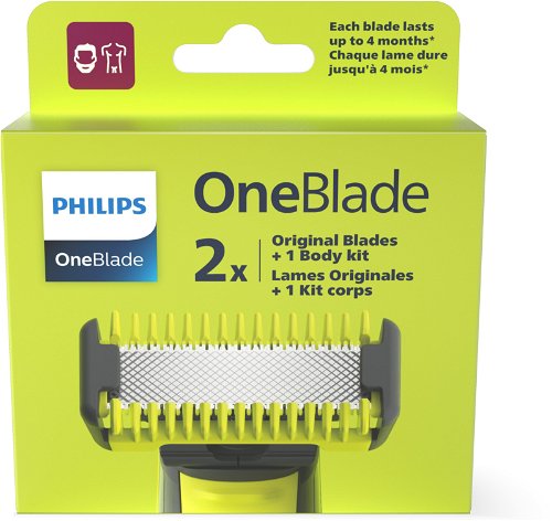 Philips Oneblade Lama di ricambio per viso e corpo Qp620/50 x2 - Easypara