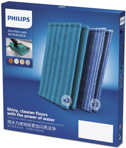 Philips XV1700/01 Microfibre Inserts - Replacement Mop - Main image