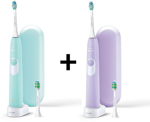 Philips Sonicare for Teens Violet HX6212/88 + Philips Sonicare for Teens Mint HX6212/90 - Electric Toothbrush - Main image