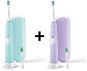 Philips Sonicare for Teens Violet HX6212/88 + Philips Sonicare for Teens Mint HX6212/90 - Electric Toothbrush