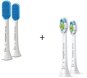 Philips Sonicare W Optimal White HX6062/10, 2 pcs + Philips Sonicare TongueCare+ HX8072/01, 2 pcs - Toothbrush Replacement Head