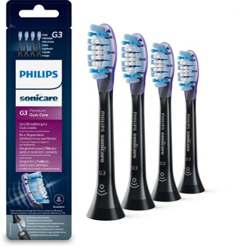 Philips Sonicare G3 Premium Gum Care HX9054/33 4ks  - Náhradní hlavice k zubnímu kartáčku 