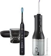 Elektrická zubná kefka Philips Sonicare 9000 DiamondClean a Prenosná ústna sprcha HX3866/43 - Elektrický zubní kartáček