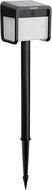 Philips Ezra Solar LED post with sensor 1.8 W, 250/25 lm, 3000 K, IP44, square, black - Motion Sesnor