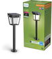 Philips Nissa solární LED sloupek s pohybovým senzorem 1,8 W, 250/25 lm, 3000 K, IP44, černý - Pohybový senzor