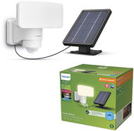 Philips Tylus Security solární LED reflektor se senzorem 6 W, 1000/50 lm, 3000 K, IP44, bílý - LED reflektor