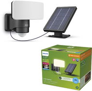 Philips Tylus Security solární LED reflektor se senzorem 6 W, 1000/50 lm, 5000 K, IP44, černý - LED reflektor