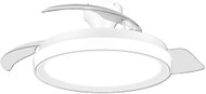 Philips Bliss DC stropní ventilátor a svítidlo 28 W+35 W bílý - Fan
