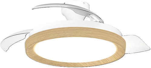 Philips Bliss DC stropní ventilátor a svítidlo 28 W+35 W dřevo - Fan - Main image