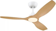 Philips Olas Ceiling Fan and Light 35W+24W White and Wood - Fan