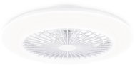Philips Amigo Stropní svítidlo s ventilátorem 20 W+42 W, 4400 lm, 2700-4000-6500 K, IP20, bílá/třpyt - Fan
