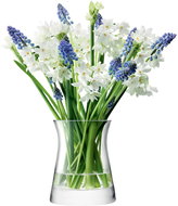 LSA Flower Garden Posy skleněná váza, 13 cm čirá, handmade - Váza