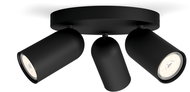 Philips Pongee spotlight 3 × GU10 5,5 W, without power supply, IP20, black - Decorative Lighting