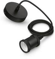 Philips Vintage pendant cable 2m with socket E27 max. 40 W, IP20, black - Decorative Lighting