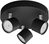 Philips Star LED spotlight 3 × 4.5 W, 1500 lm, 2700 K, IP20, dimmable, black - Decorative Lighting