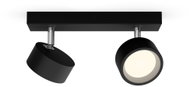 Philips BRACIA LED spotlight 11 W, 1100 lm, 2700 K, 26 cm, IP20, black - Spot Lighting