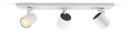 Philips Hue WA Runner LED Spotlight 3× GU10 5W 350lm 2200-6500K IP20, White + Dimmer Switch - Ceiling Light