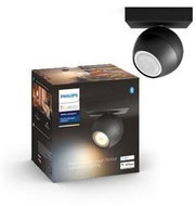 Philips Hue WA Buckram LED GU10 Spotlight 5W 350lm 2200–6500K IP20 Black - Ceiling Light