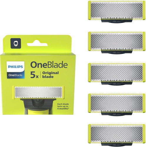 Philips OneBlade QP250/50 Interchangeable blades, 5 pcs - Replacement Blade Refills - Main image