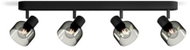 Philips Sleet bodové svítidlo 4 × E14 25 W bez zdroje 63 cm IP20, černé - Spot Lighting