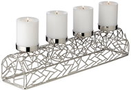 Edzard Advent candle holder Milano L, silver - Christmas Candlestick