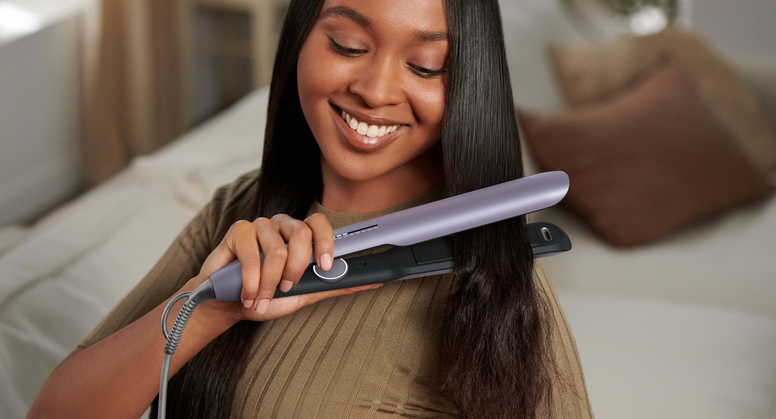 Philips flat iron outlet hair straightener