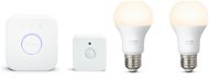 Philips Hue White starter kit 2db + érzékelő - Okos világítás készlet