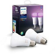 LED Bulb Philips Hue White and Color ambiance 9W E27 Set, 2pcs - LED žárovka