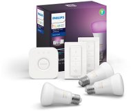 Philips Hue White and Color ambiance 9W E27 Starter Kit - LED Bulb