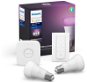 Philips Hue White and Color ambiance 9W E27 Small Starter Kit - LED Bulb