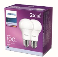 Philips LED 12,5 – 100W, E27 4000 K, 2 ks - LED žiarovka