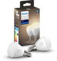 Philips Hue White 5,7 Watt E14 Tropfen - 2-teiliges Set - LED-Birne