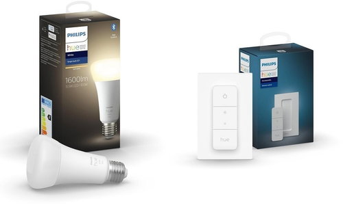 Philips Hue White 15,5W E27 + Philips Hue dimmer switch V2 - LED-Birne - Hauptbild