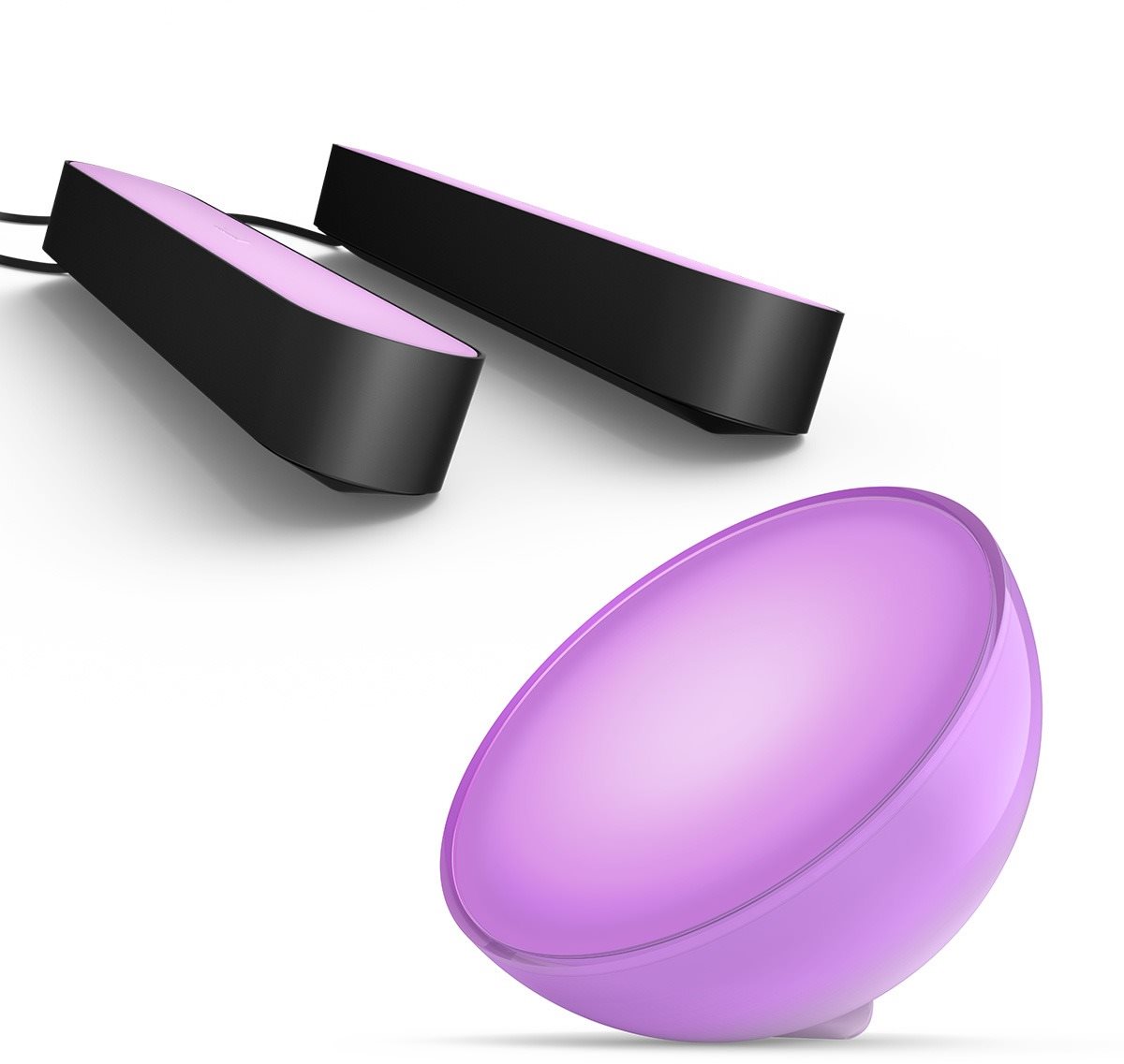 COL Hue Go V2 EU white + COL HUE PLAY DOUBLEPK EU/UK black