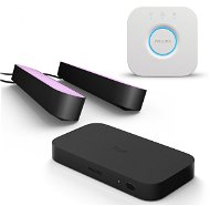 Philips Hue HDMI Sync Box EMEA + Philips HUE Bridge EU + COL HUE PLAY DOUBLEPK EU/UK schwarz - Smart-Beleuchtungsset