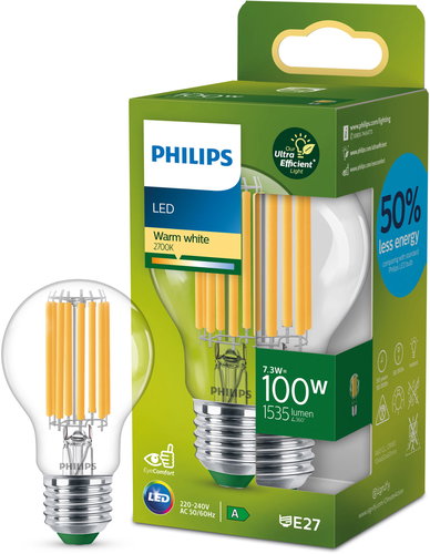 Philips LED 100WA60 E27 2700 K CL UE SRT4 - LED-Birne - Hauptbild